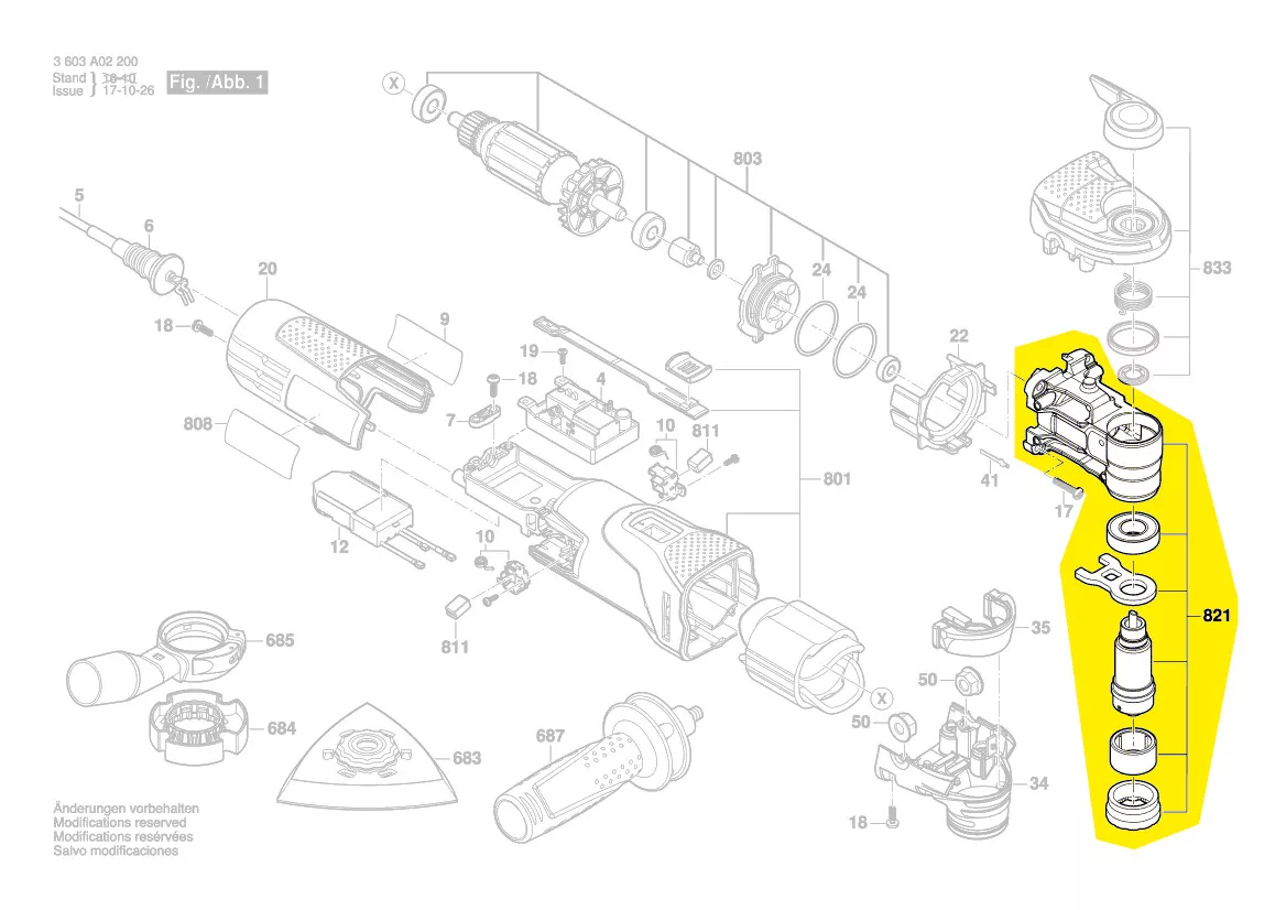 Porte-outil réf. 1 607 000 C50 Bosch